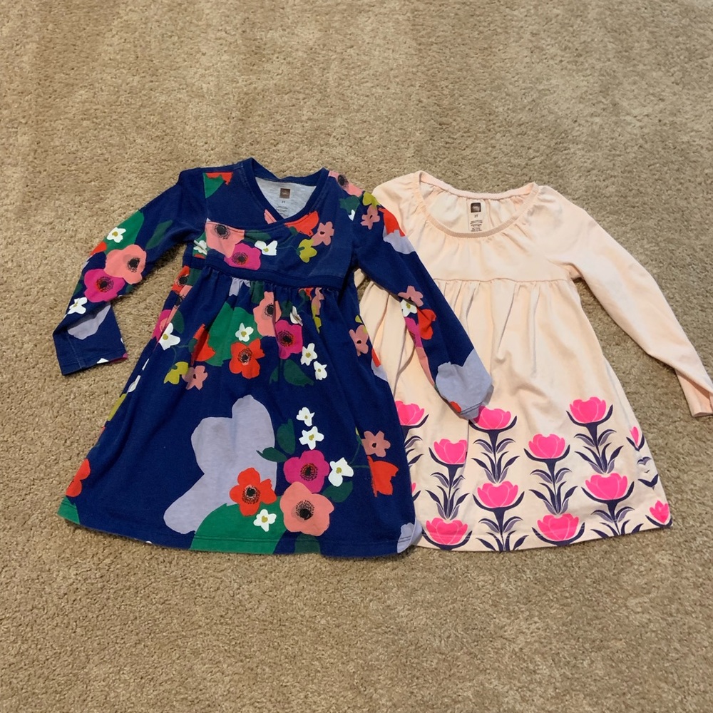 Set of two Tea long sleeve dresses